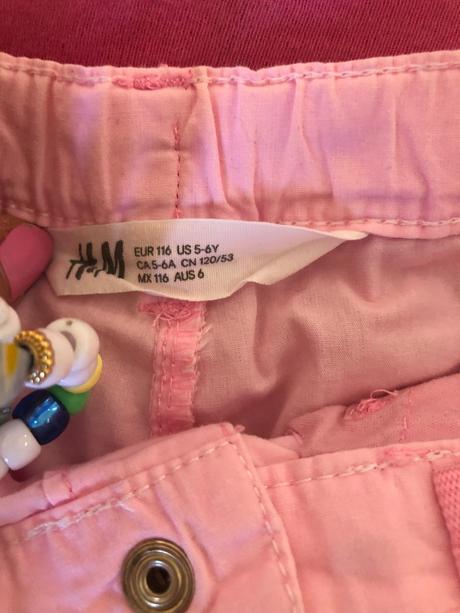 H&m šortky, h&m,116