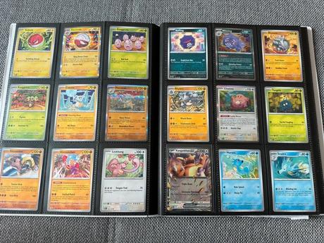 Pokémon 151 album s kartičkami 1-165 komplet,