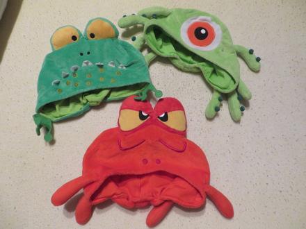 Čiapky na karneval - 3 ks - rôzne,