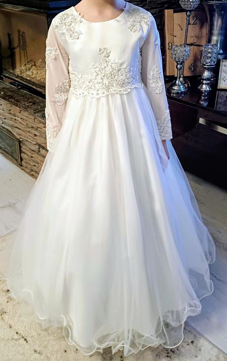 Krasne biele saty -nové, 140