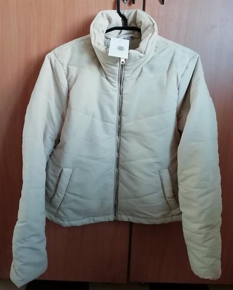Dámska prešívaná bunda béžová, bonprix,40