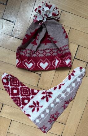 Tenká čapica s nákrčníkom(handmade) za 3eur, 104