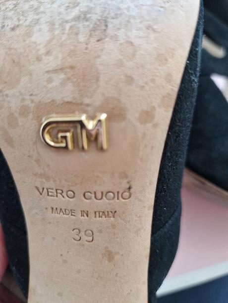 Cierne sandalky gianni marra, 39