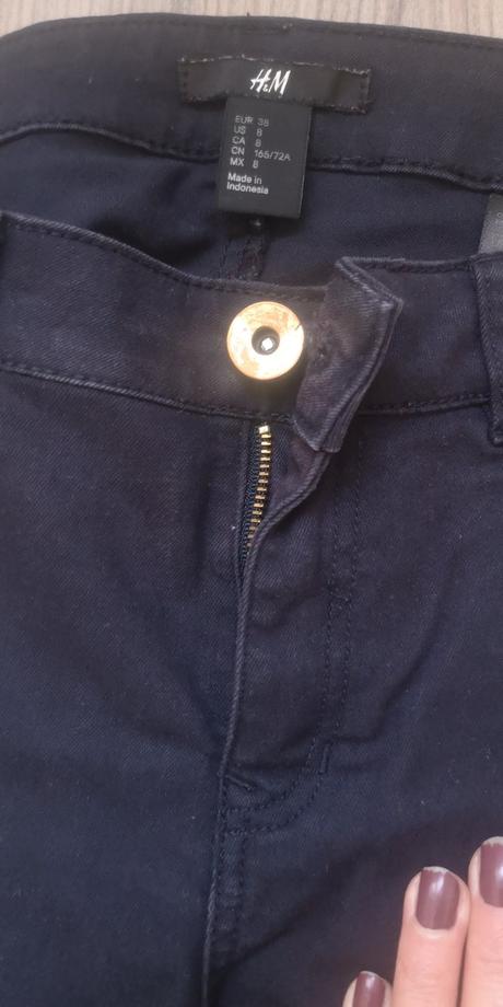 H&m cierne nohavice, h&m,38