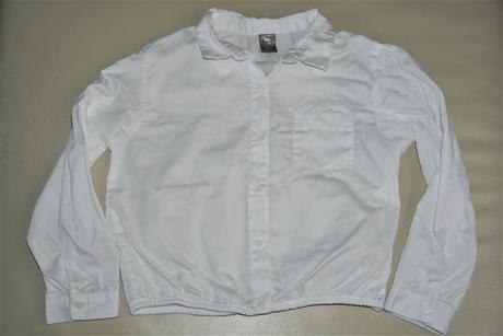 122 biela bluzka, 7 r., 122