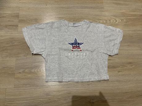 Tričko crop top s až m, s