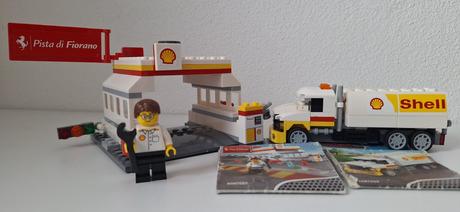 Lego formula , benzinka, policia, kamion, sanitka, 