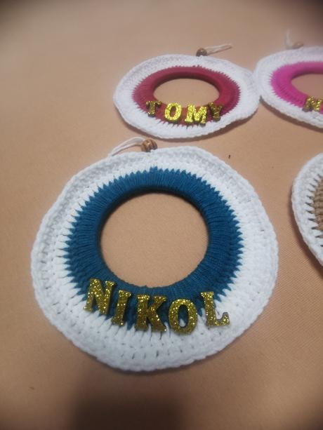 Háčkované vianočné kruhy,