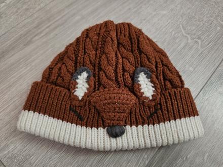 Jesenná čiapočka s líštičkou next 68, next,68