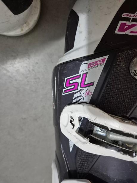 Detske lyze 120 + lyziarky + palice, atomic,120-129 cm