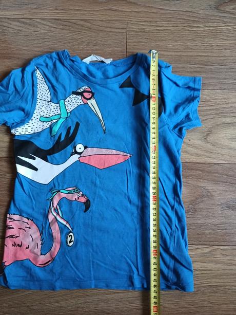 Bavlnené tričko 122/128, h&m,128