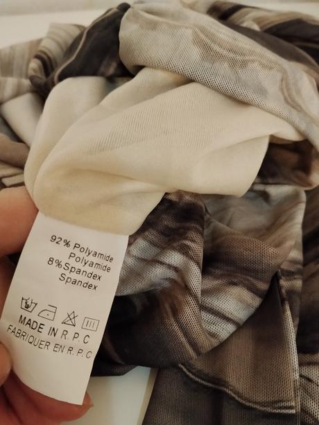 Mramorový off shoulder top bisou s project, 38 / 40 / l / m