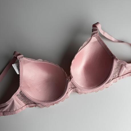 Mierne vystužená podprsenka s kosticou 88241 ružov, 75d