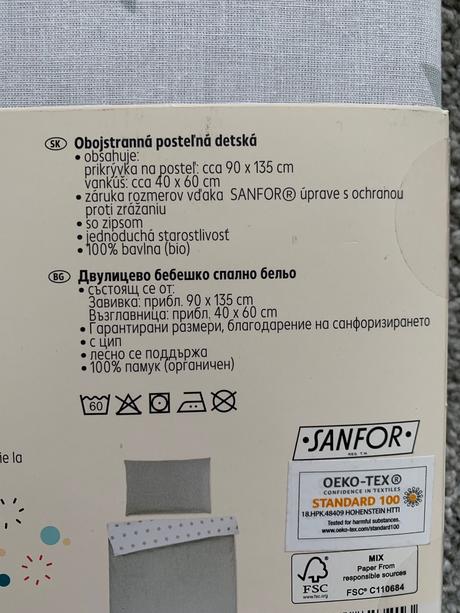 Obojstranné obliečky, 90,130