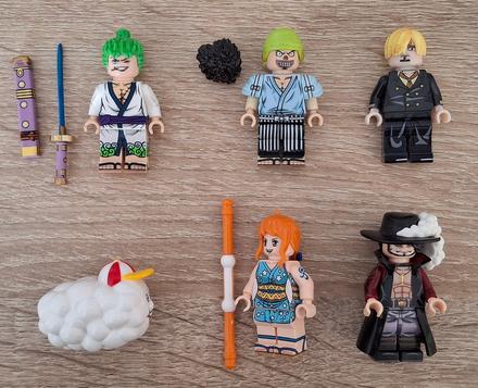 Sada 6ks lego kompatibilných figúrok onepiece,