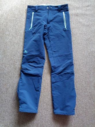 Softshellové nohavice 153-162 bežky, turistika, decathlon,146