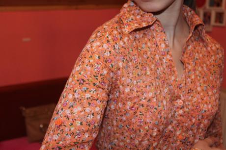 Kvetinová blúzka, s