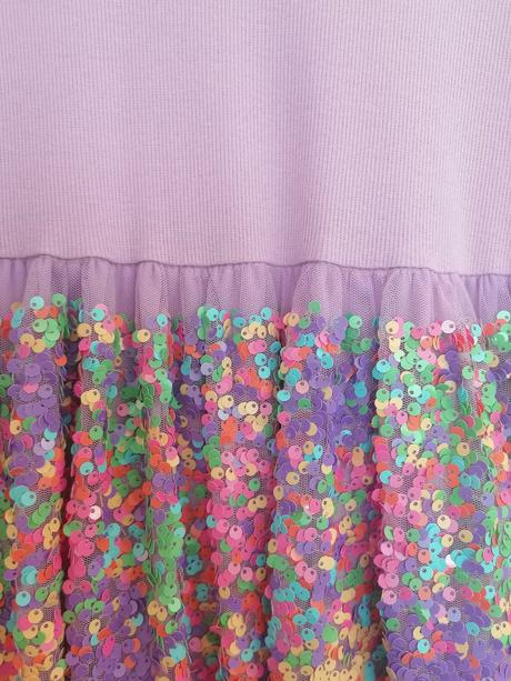 Krásne flitrové šaty, h&m,122