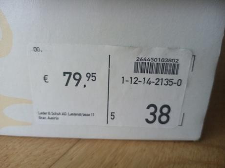 Topánky lodičky, 38