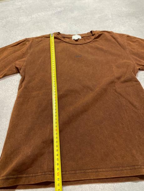 Boxy oversized tricko nouu tehlovo hnede, 122