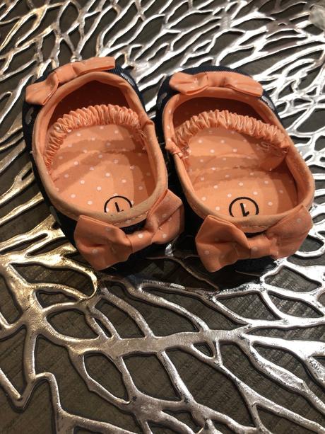 Capačky balerínky rifľové, <17