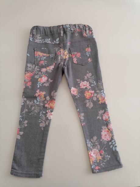 Kvietkované skinny nohavice, denim co,104