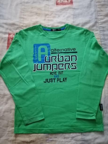 Chlapčenské tričko s dlhým rukávom 140-146, just play,140