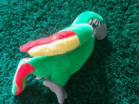 Plyšáčik - papagáj, 