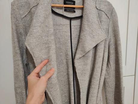 Teplý kabát na prechodné obdobie, miernu zimu, reserved,m