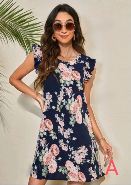 Letné šaty mama a dcéra, 36 - xs