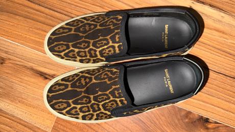 Saint laurent venice leopard espadrilky, 37