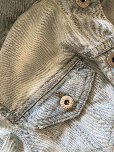 Dámska bledá riflovka, h&m,38