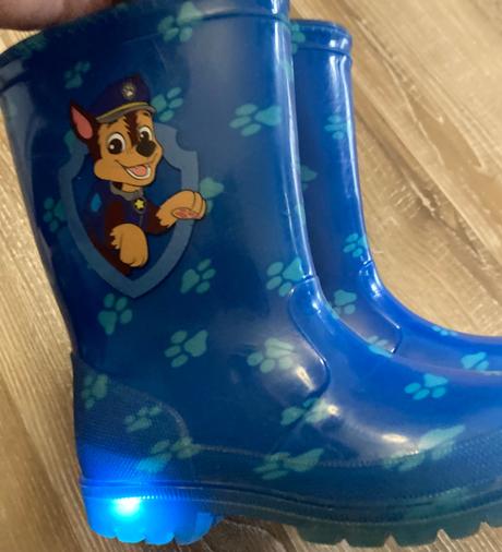 Led svietiace/blikajúce oteplené gumáky paw patrol, sinsay,28