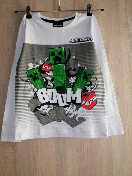 Tričko minecraft 134/140, 140