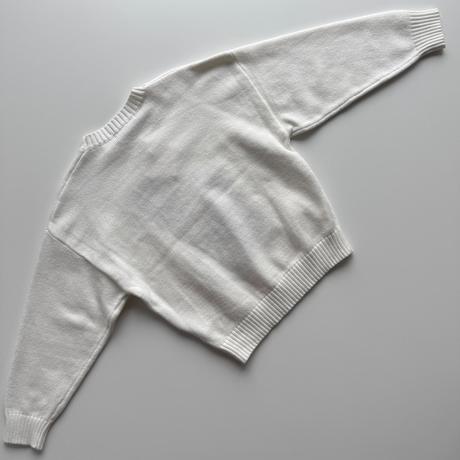 Dievčenský sveter s mačičkou biela, 104 / 110 / 116