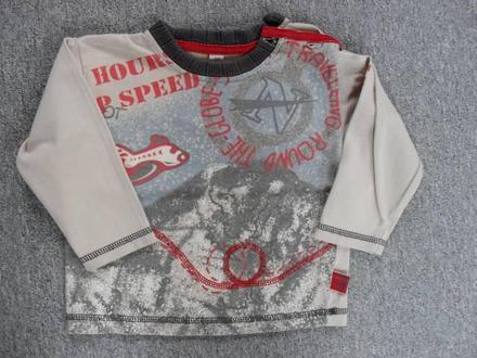 Nátelník - tričko s dlhým rukávom , 80