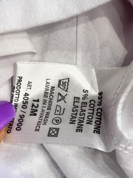 Dievčenské biele tričko s tylom overkids (80-86), 80 / 86