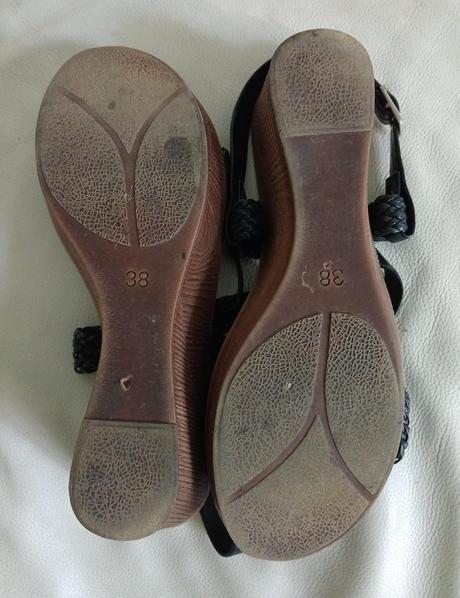 Sandále na platforme, 38