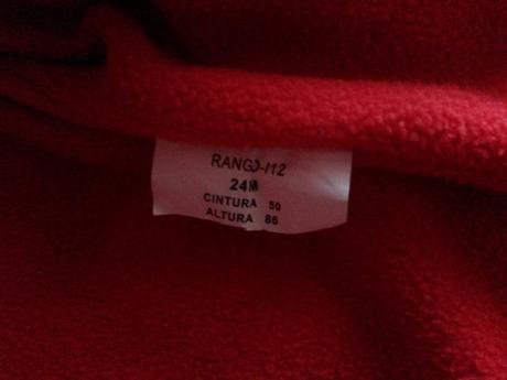 Teplá červená bunda, veľ. 86, 86