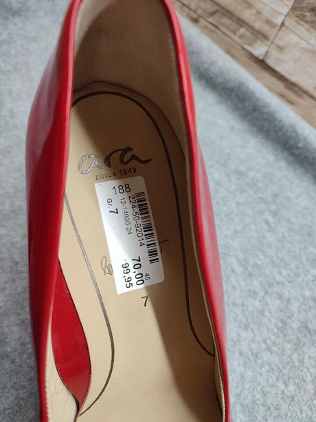 Ara 41 - dámske kožené lodičky, ara,41