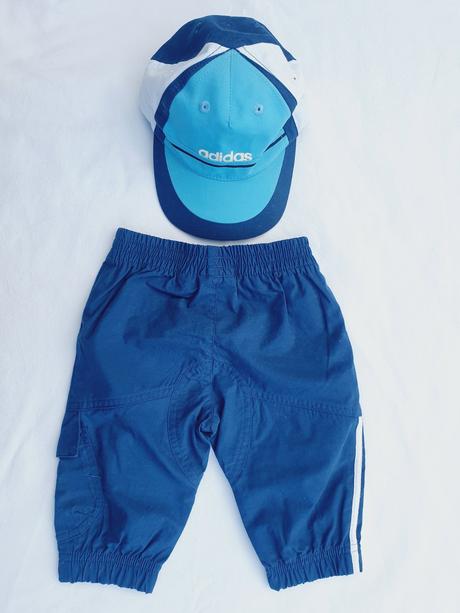 Adidas nohavice s čiapkou 3-6m, adidas,62