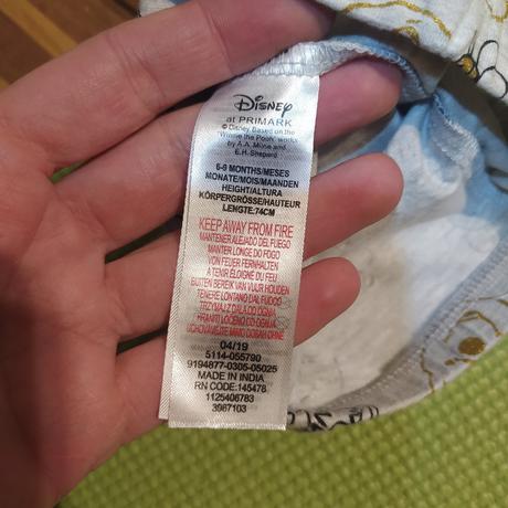 Teplakova súprava pre dievčatko disney 6-9m nové, disney,68 / 74 / 80