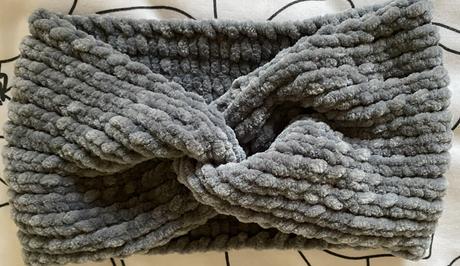 Ručne pletená čelenka - uni veľkosť, 