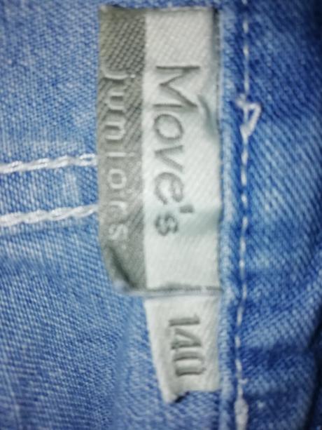 Dievčenská rifľová sukňa., 140