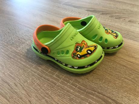 Gumenné topánky, šľapky/kroksy, top stav, 22