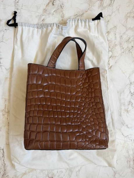 Liebeskind berlin croco paper bag tote, liebeskind