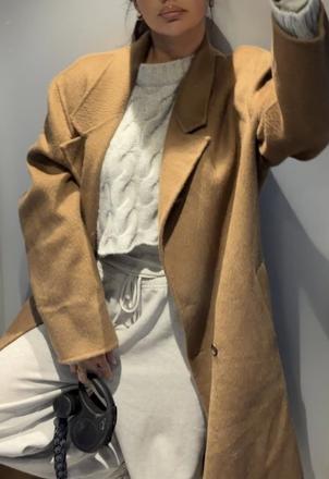 Zara vlneny kabát m/l, zara,m