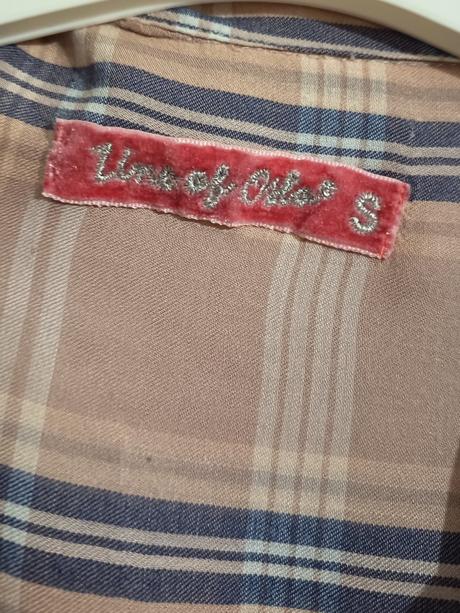 Oversize karovaná košeľa line of oslo, s