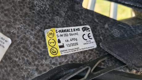 Cratoni c-maniac 2.0 mx black/lime matt, m