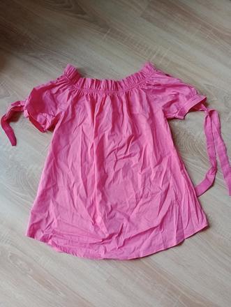 Ružová letná tunika, l